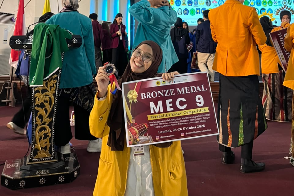 Mahasiswa FMIPA Universitas Mulawarman Raih Bronze Medal pada Mandalika Essay Competition (MEC) 9