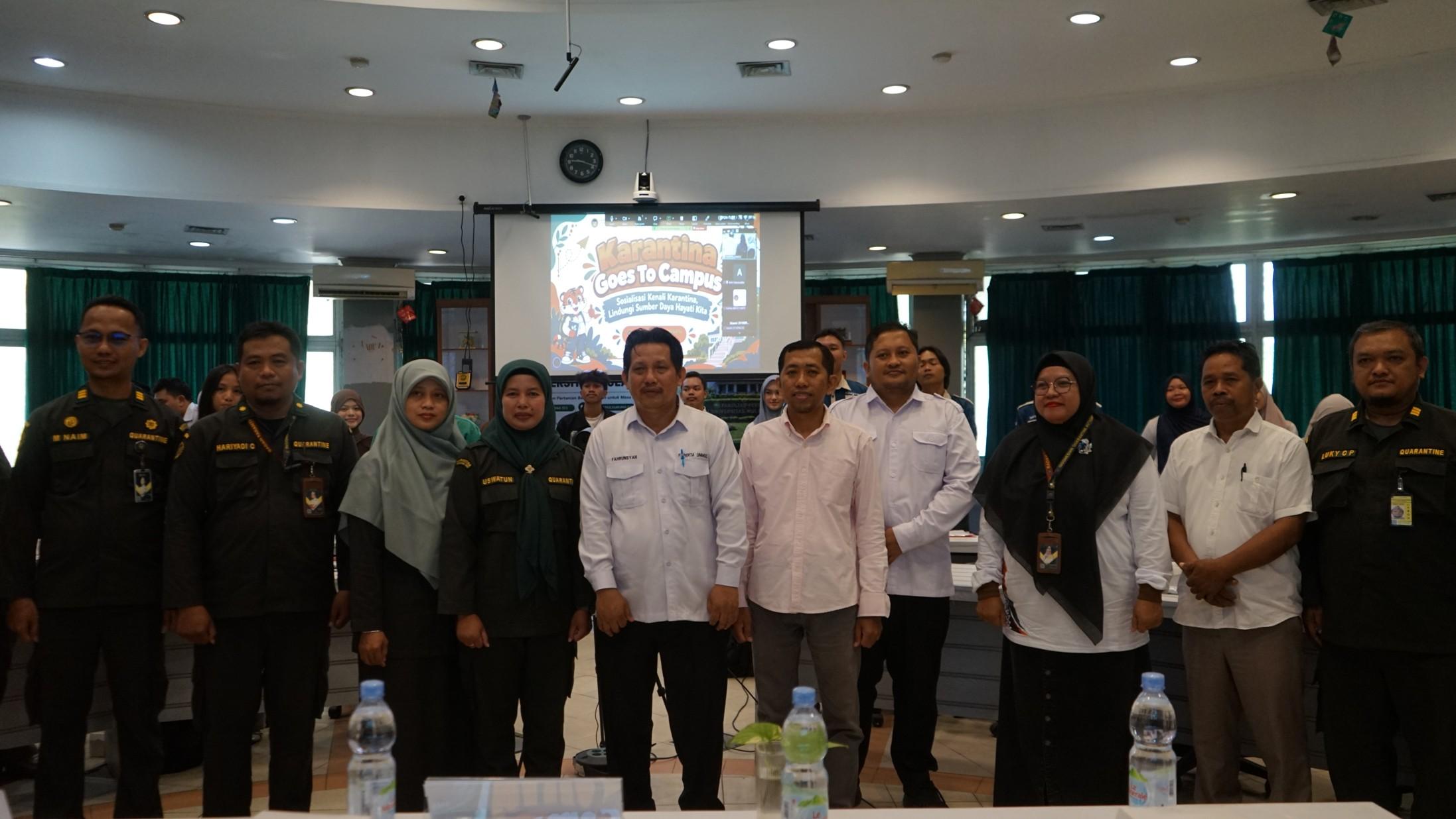 Dokumentasi Karantina Goes to Campus bersama BBKHIT Kalimantan Timur dan Program Studi Agroekoteknologi UNMUL, 5 Oktober 2026.